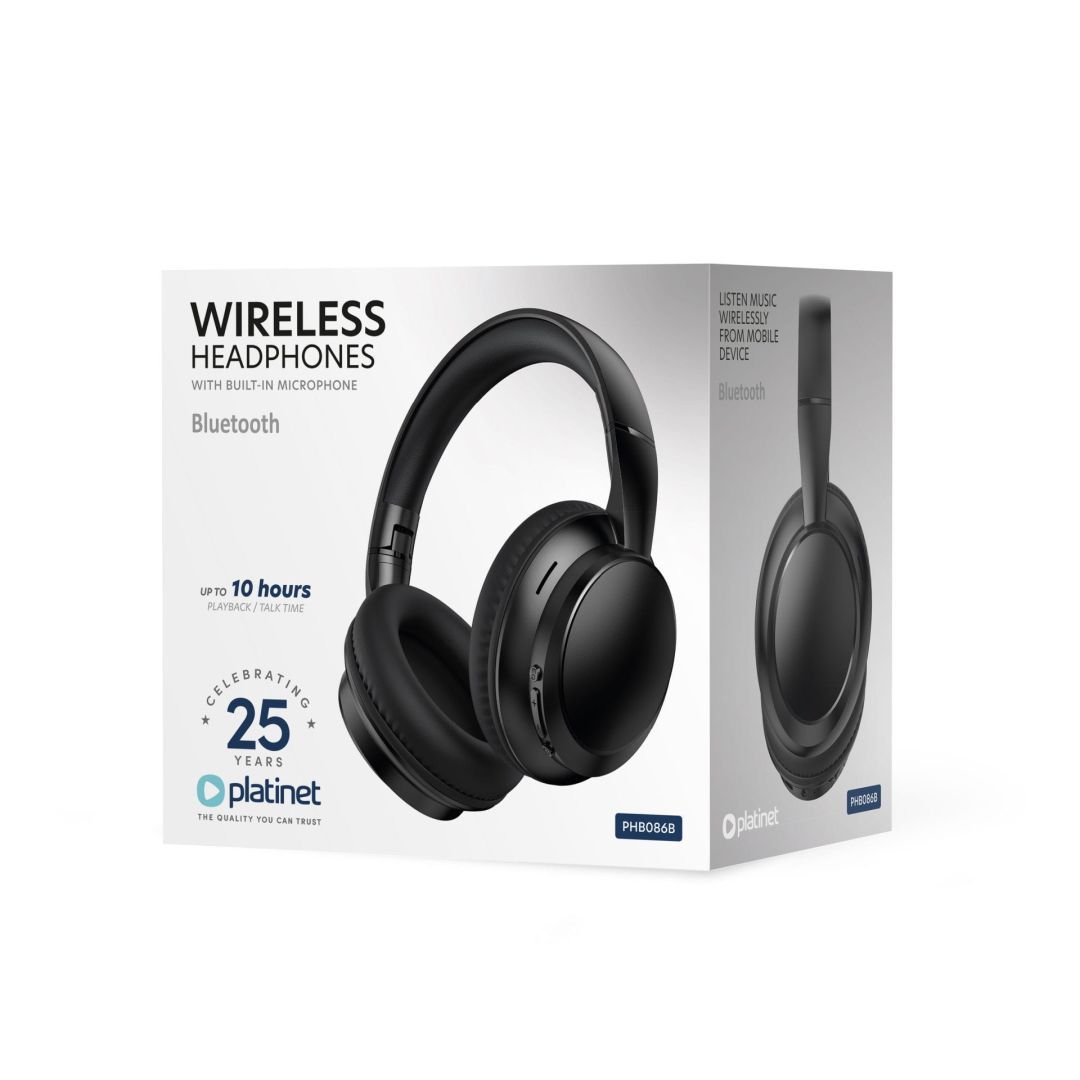 Platinet PHB086B Bluetooth Headsaet Black