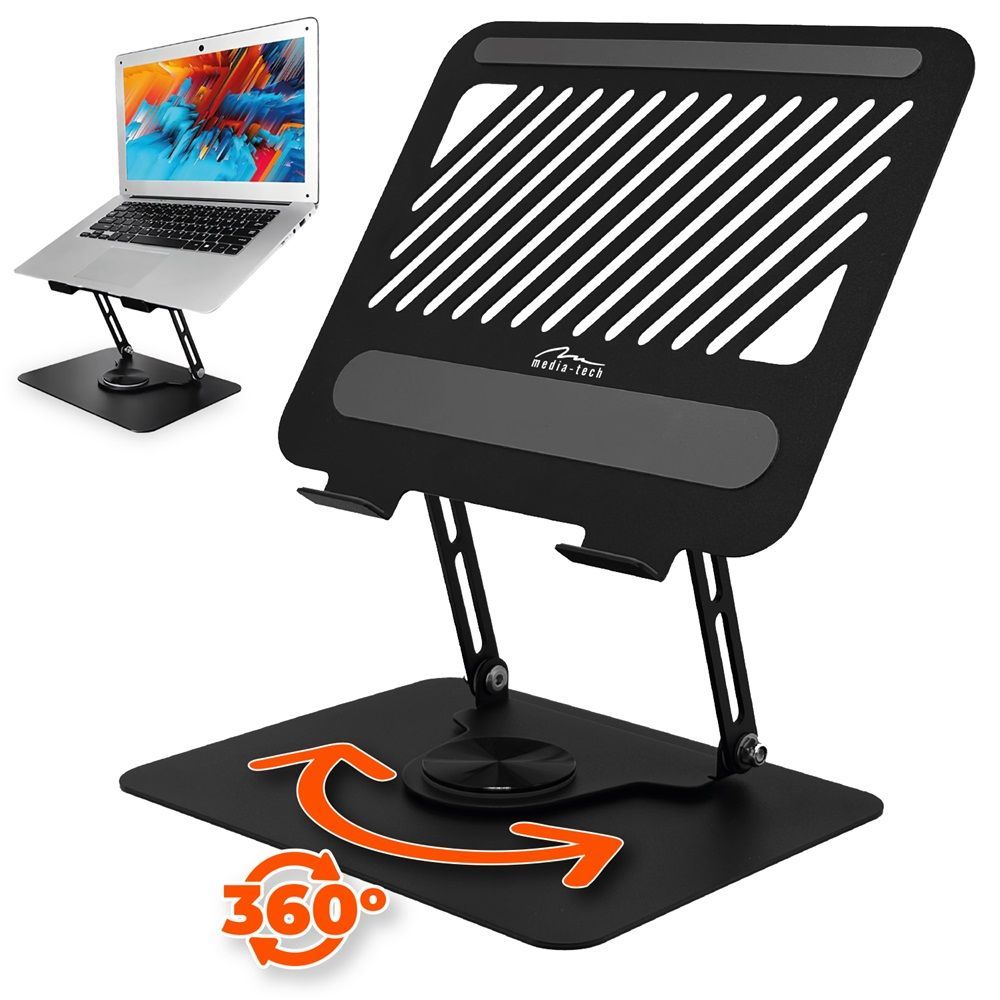 Media-Tech MT2662 Roto Laptop Stand 10-17" Black Media-Tech MT2662 Roto Laptop Stand 10-17" Black