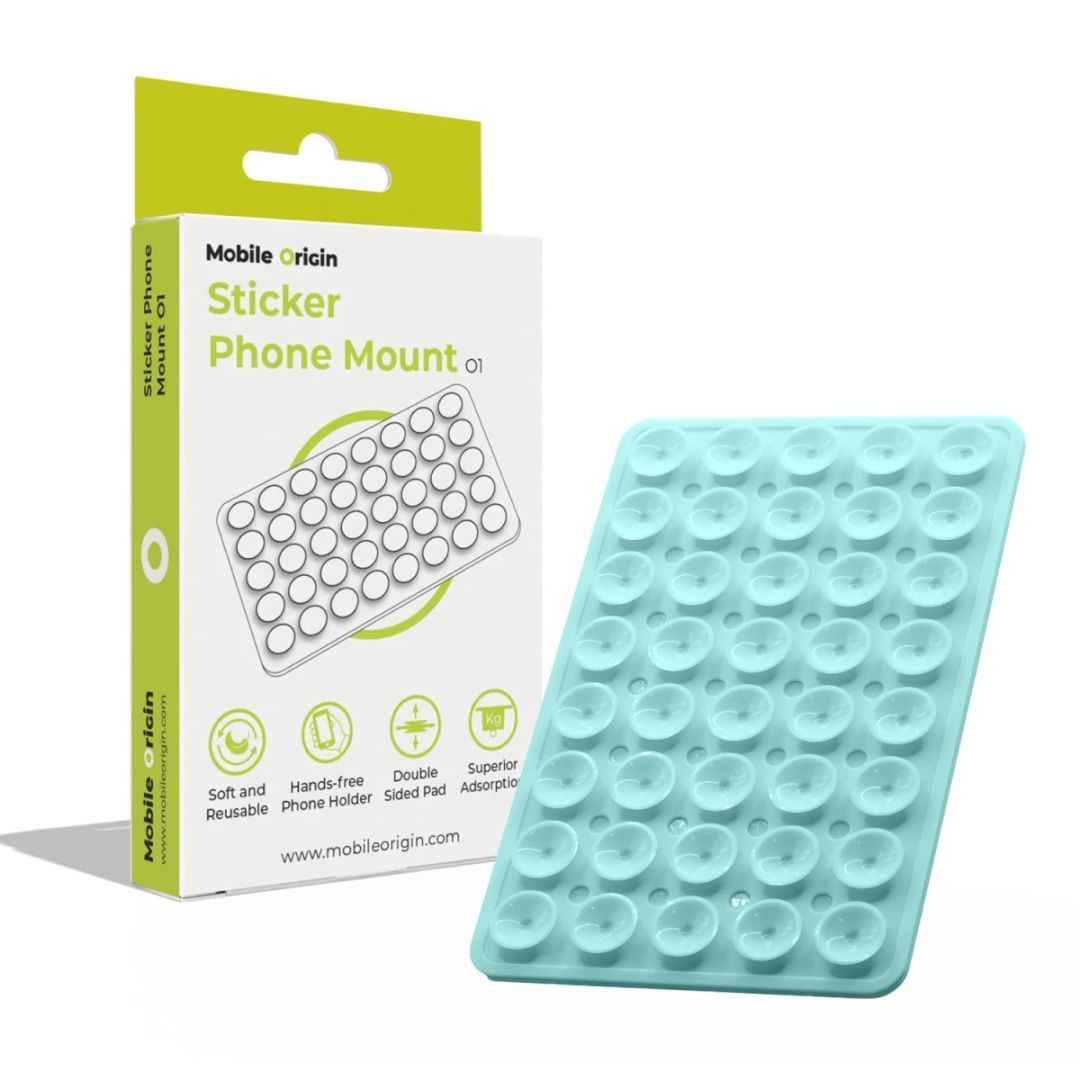 Mobile Origin Sticker Phone Mount O1 Baby Blue Mobile Origin Sticker Phone Mount O1 Baby Blue