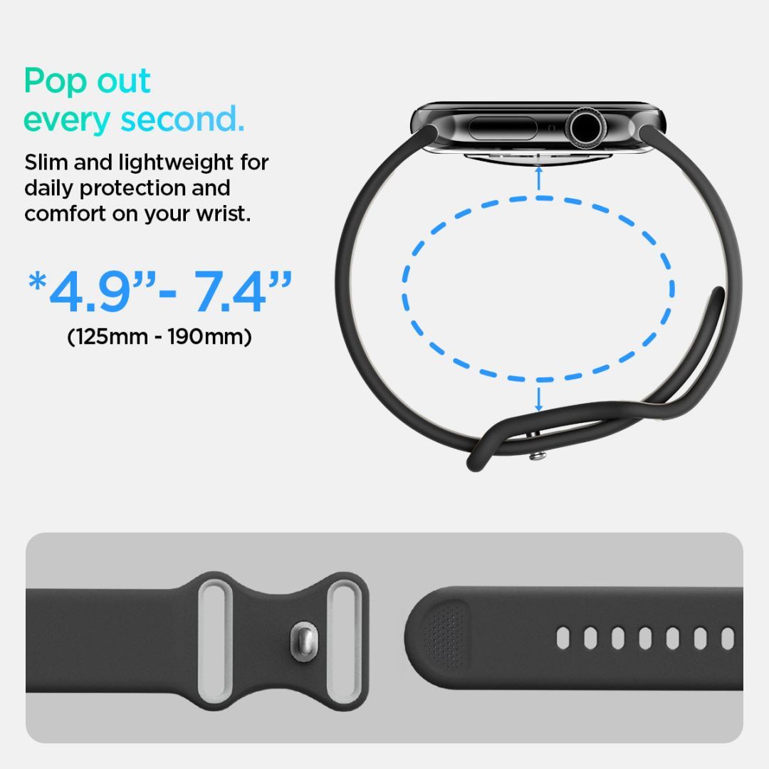 Spigen Nano Pop Band for Apple Watch 42mm/41mm/40mm Black Sesame Spigen Nano Pop Band for Apple Watch 42mm/41mm/40mm Black Sesame