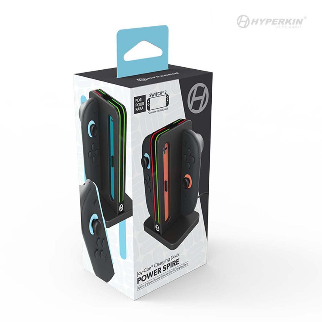 HYPERKIN Power Spire Joy-Con Charging Dock Black HYPERKIN Power Spire Joy-Con Charging Dock Black