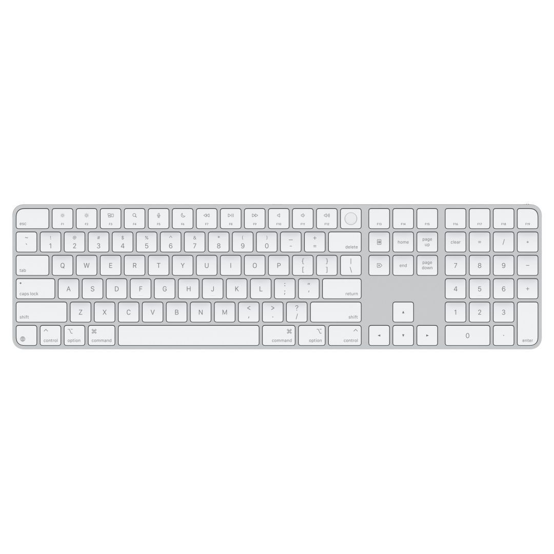Apple Magic Keyboard (2024) Touch ID and Numeric Keypad Bluetooth Keyboard White US Apple Magic Keyboard (2024) Touch ID and Numeric Keypad Bluetooth Keyboard White US