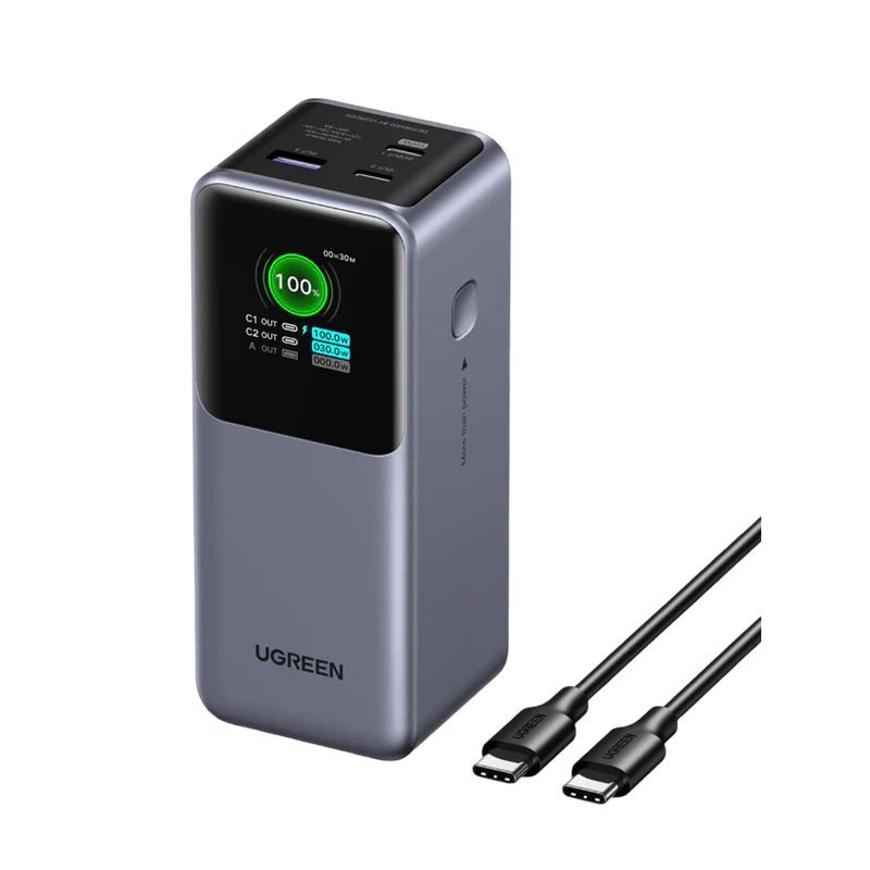 UGREEN 20000mAh Fast Charging PowerBank Silver/Black UGREEN 20000mAh Fast Charging PowerBank Silver/Black