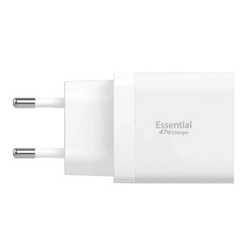 Spigen Essential 47W Wall Charger White Spigen Essential 47W Wall Charger White