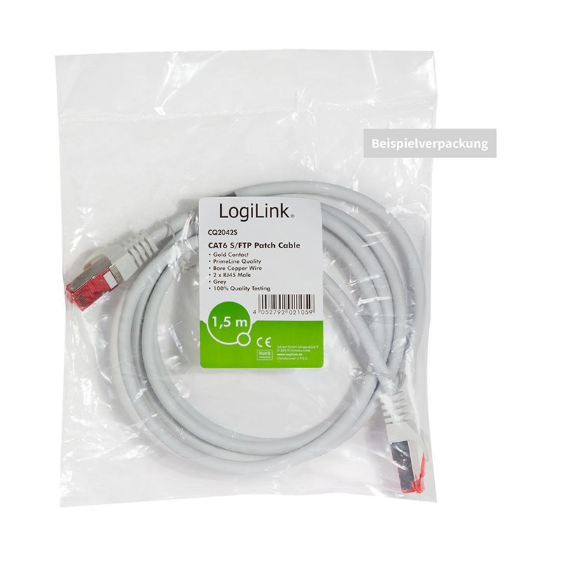 Logilink CAT6 S-FTP Patch Cable 50m Grey Logilink CAT6 S-FTP Patch Cable 50m Grey