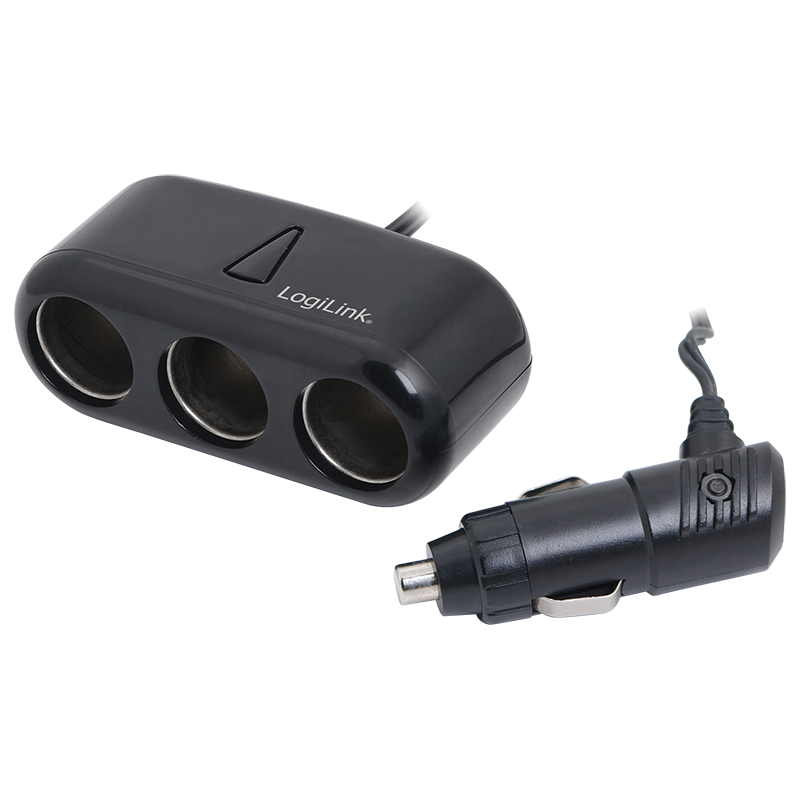Logilink PA0038 3-port 120W Cigarette Lighter Outlet Splitter Black Logilink PA0038 3-port 120W Cigarette Lighter Outlet Splitter Black