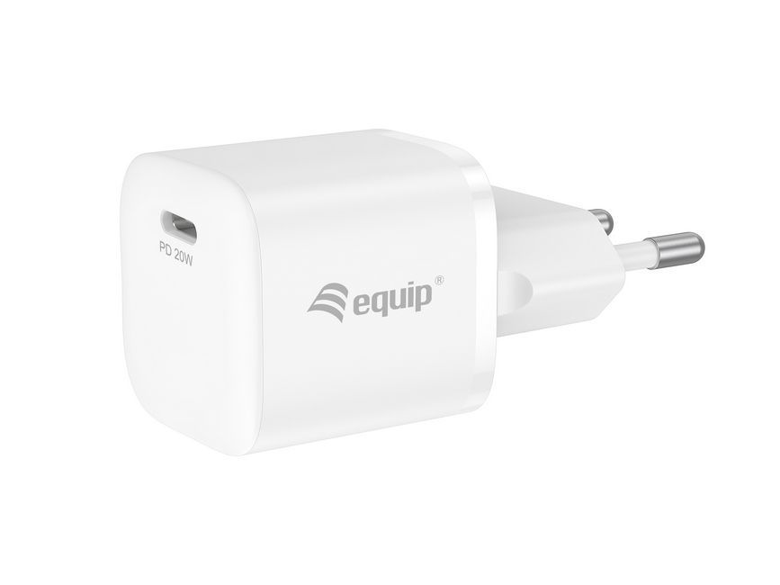 EQuip 1-Port 20W USB-C PD Charger White EQuip 1-Port 20W USB-C PD Charger White