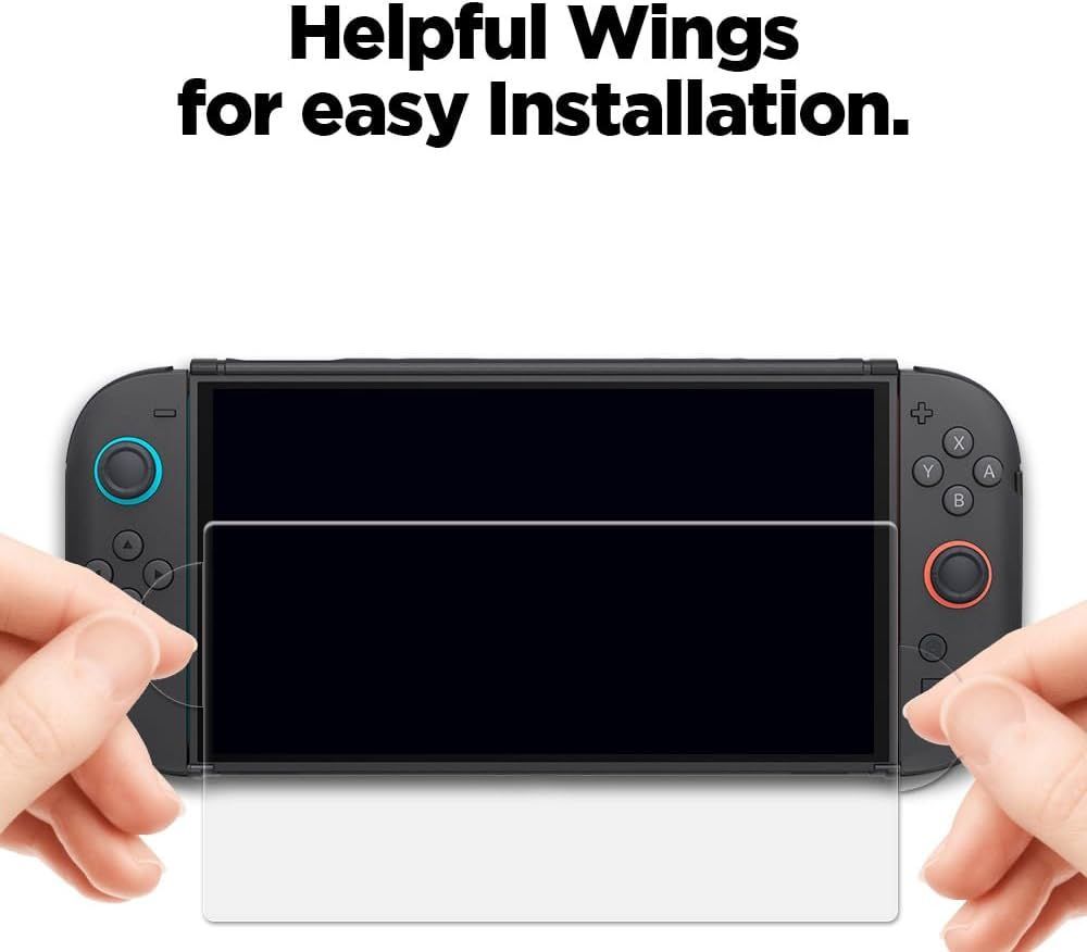 Spigen Glass tR Slim HD 2 Pack for Nintendo Switch 2 Spigen Glass tR Slim HD 2 Pack for Nintendo Switch 2