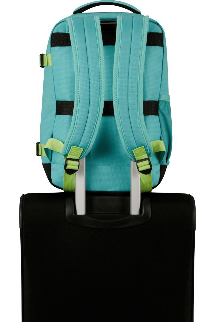 American Tourister Take2Cabin Casual Backpack S 14,1" Dusty Turquoise/Lime