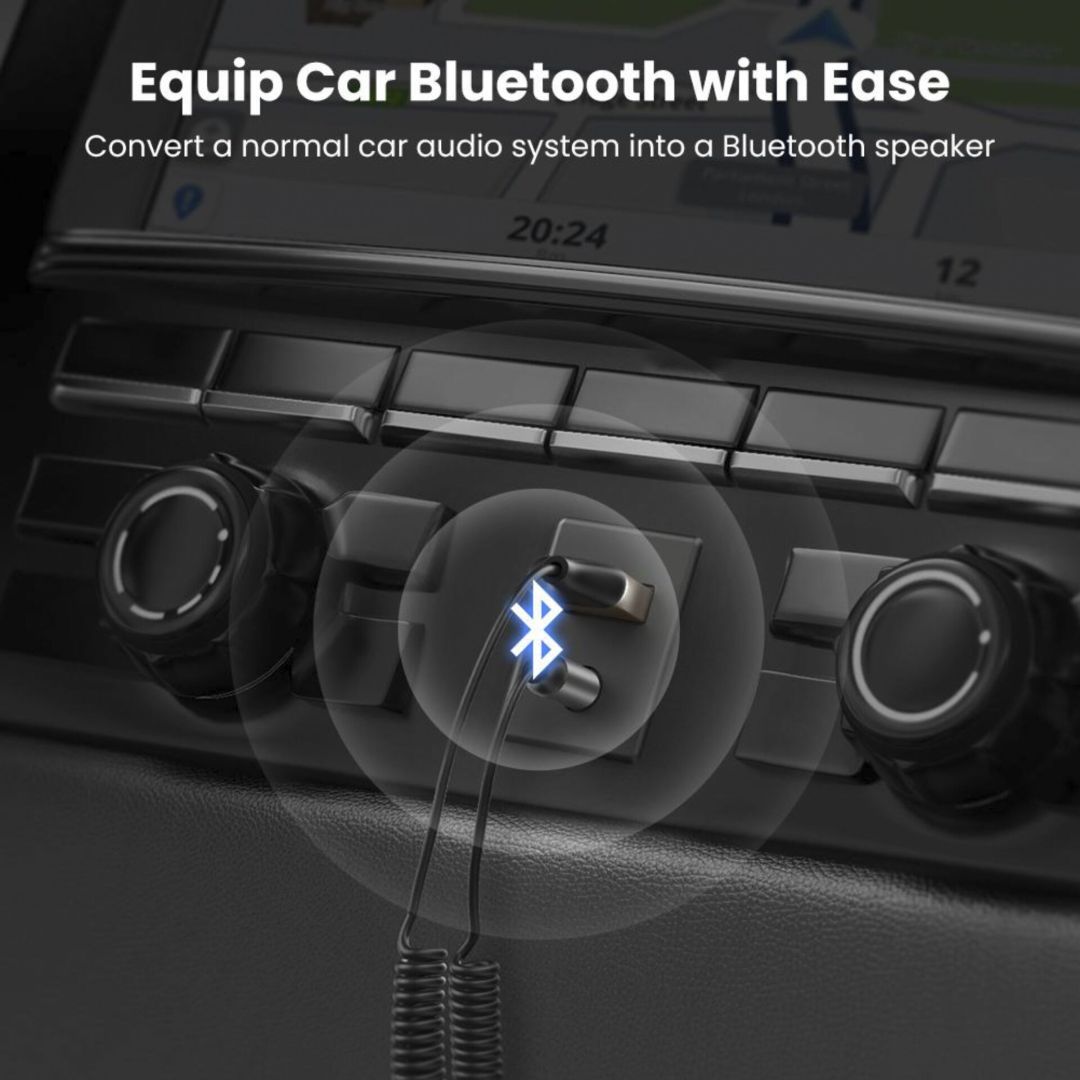 UGREEN Bluetooth Adapter Aux USB 2.0 to 3.5mm Black UGREEN Bluetooth Adapter Aux USB 2.0 to 3.5mm Black