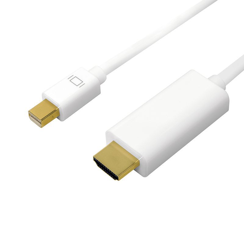 Logilink DisplayPort mDP/M to HDMI-A/M 4K/30 Hz cable 5m White Logilink DisplayPort mDP/M to HDMI-A/M 4K/30 Hz cable 5m White