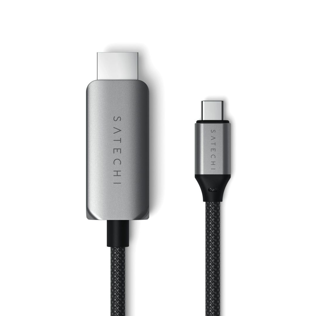 Satechi USB-C To HDMI 2.1 8K Cable 1,8m Space Grey Satechi USB-C To HDMI 2.1 8K Cable 1,8m Space Grey