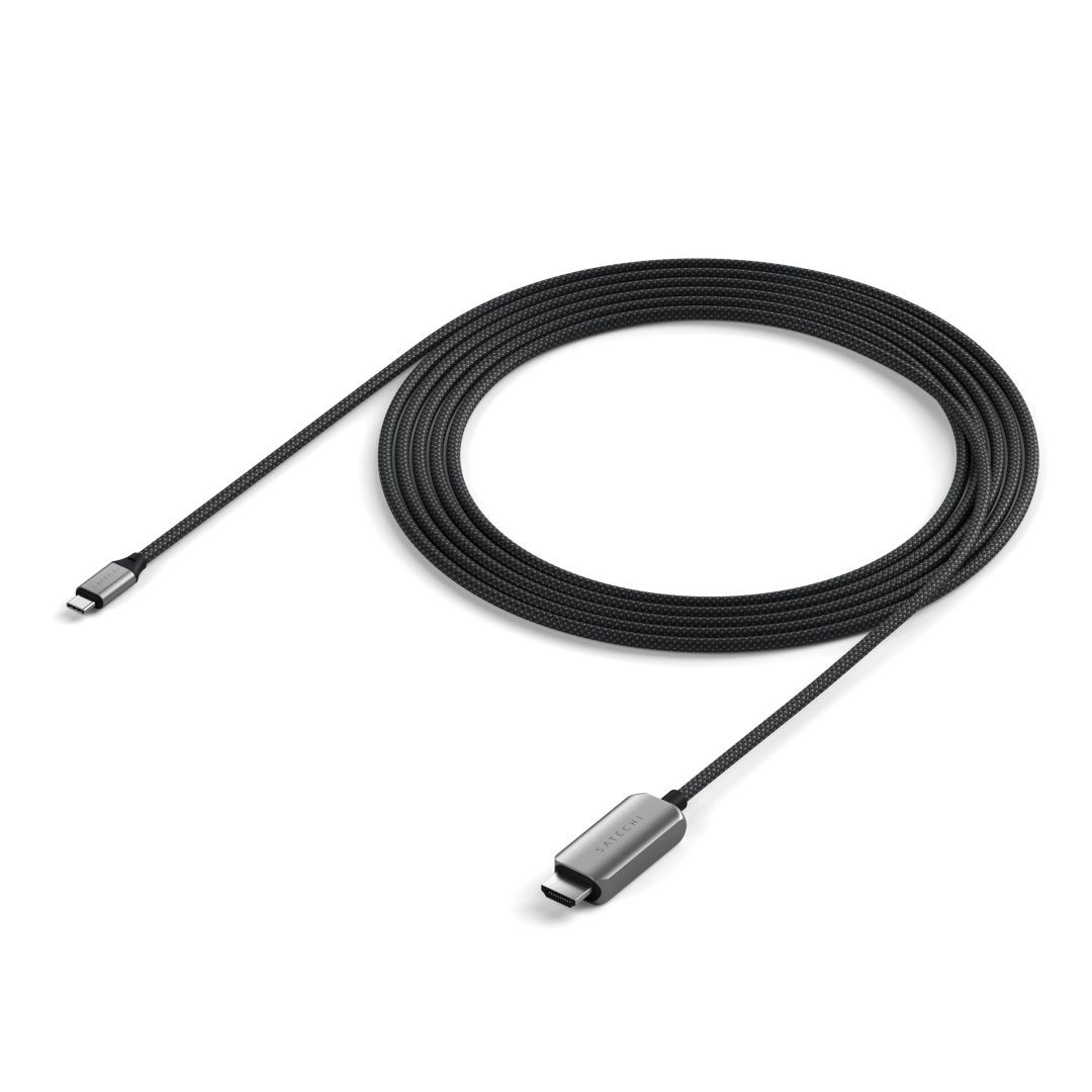 Satechi USB-C To HDMI 2.1 8K Cable 1,8m Space Grey Satechi USB-C To HDMI 2.1 8K Cable 1,8m Space Grey