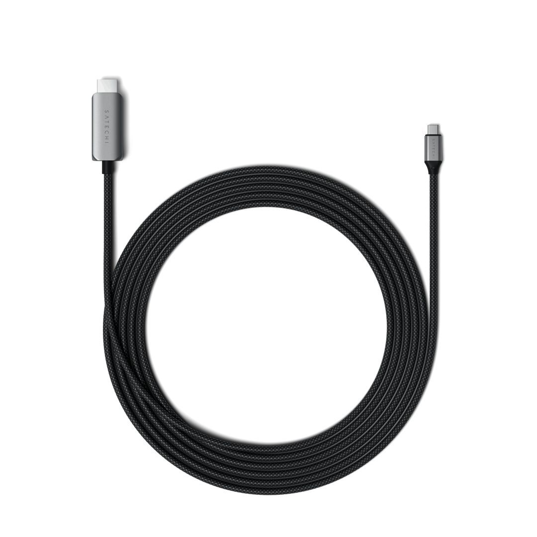 Satechi USB-C To HDMI 2.1 8K Cable 1,8m Space Grey Satechi USB-C To HDMI 2.1 8K Cable 1,8m Space Grey