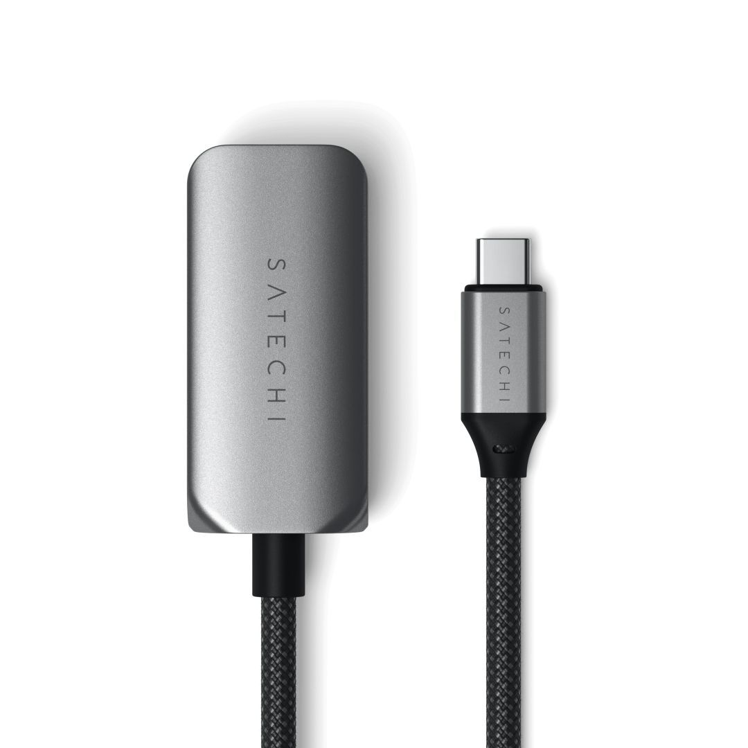 Satechi USB-C 2,5 Gigabit Ethernet Adapter Space Grey Satechi USB-C 2,5 Gigabit Ethernet Adapter Space Grey