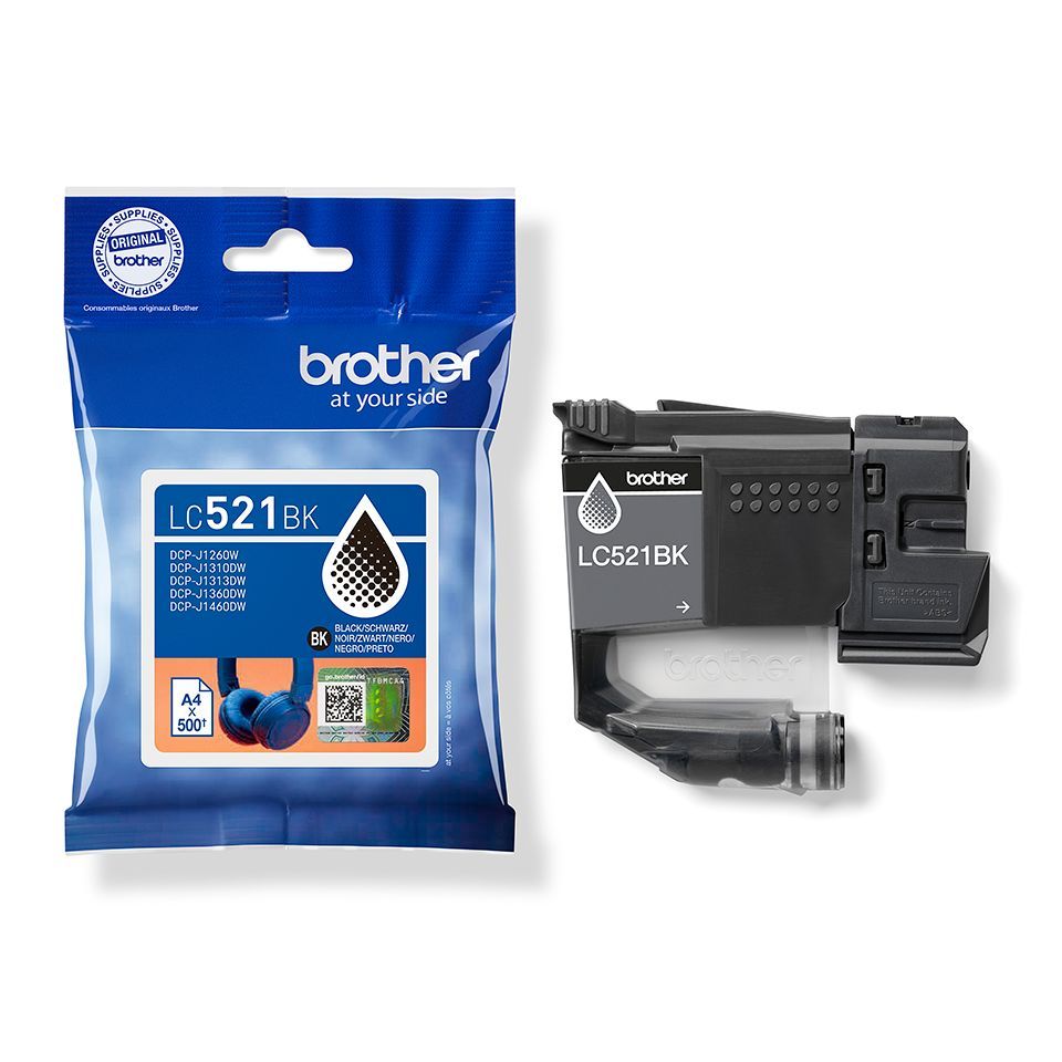 Brother LC-521BK Black tintapatron Brother LC-521BK Black tintapatron