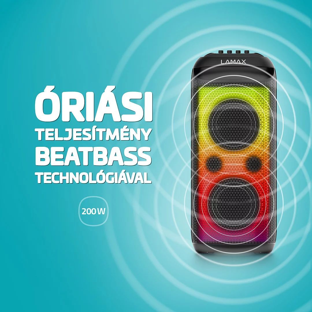 Lamax PartyKing1 Max Speaker Black Lamax PartyKing1 Max Speaker Black