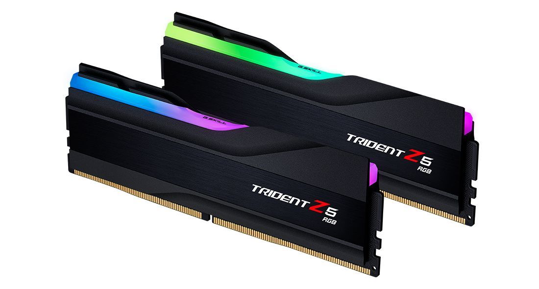 G.SKILL 32GB DDR5 6000MHz Kit(2x16GB) Trident Z5 RGB Black G.SKILL 32GB DDR5 6000MHz Kit(2x16GB) Trident Z5 RGB Black