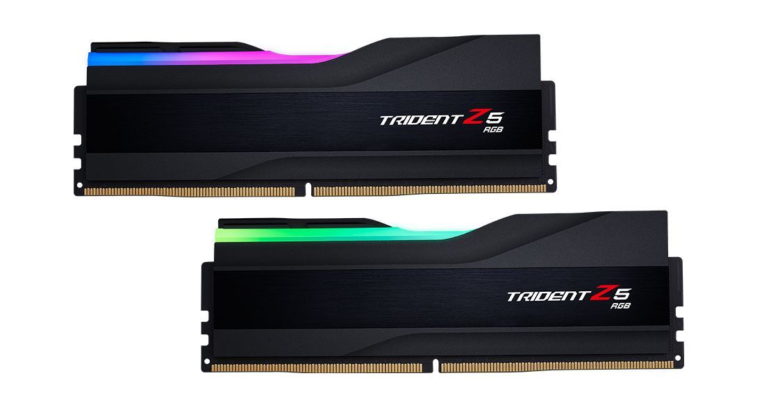G.SKILL 32GB DDR5 6000MHz Kit(2x16GB) Trident Z5 RGB Black G.SKILL 32GB DDR5 6000MHz Kit(2x16GB) Trident Z5 RGB Black