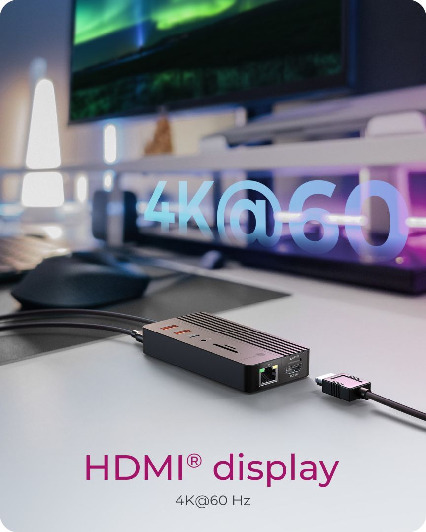 Raidsonic IcyBox IB-DK4072M-CU31 10-in-1 DockingStation with M.2 NVMe SSD enclosure Raidsonic IcyBox IB-DK4072M-CU31 10-in-1 DockingStation with M.2 NVMe SSD enclosure