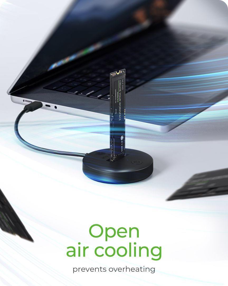 Raidsonic IcyBox IB-1610MCD-C31 DockingStation for NVMe & SATA M.2 SSD Raidsonic IcyBox IB-1610MCD-C31 DockingStation for NVMe & SATA M.2 SSD