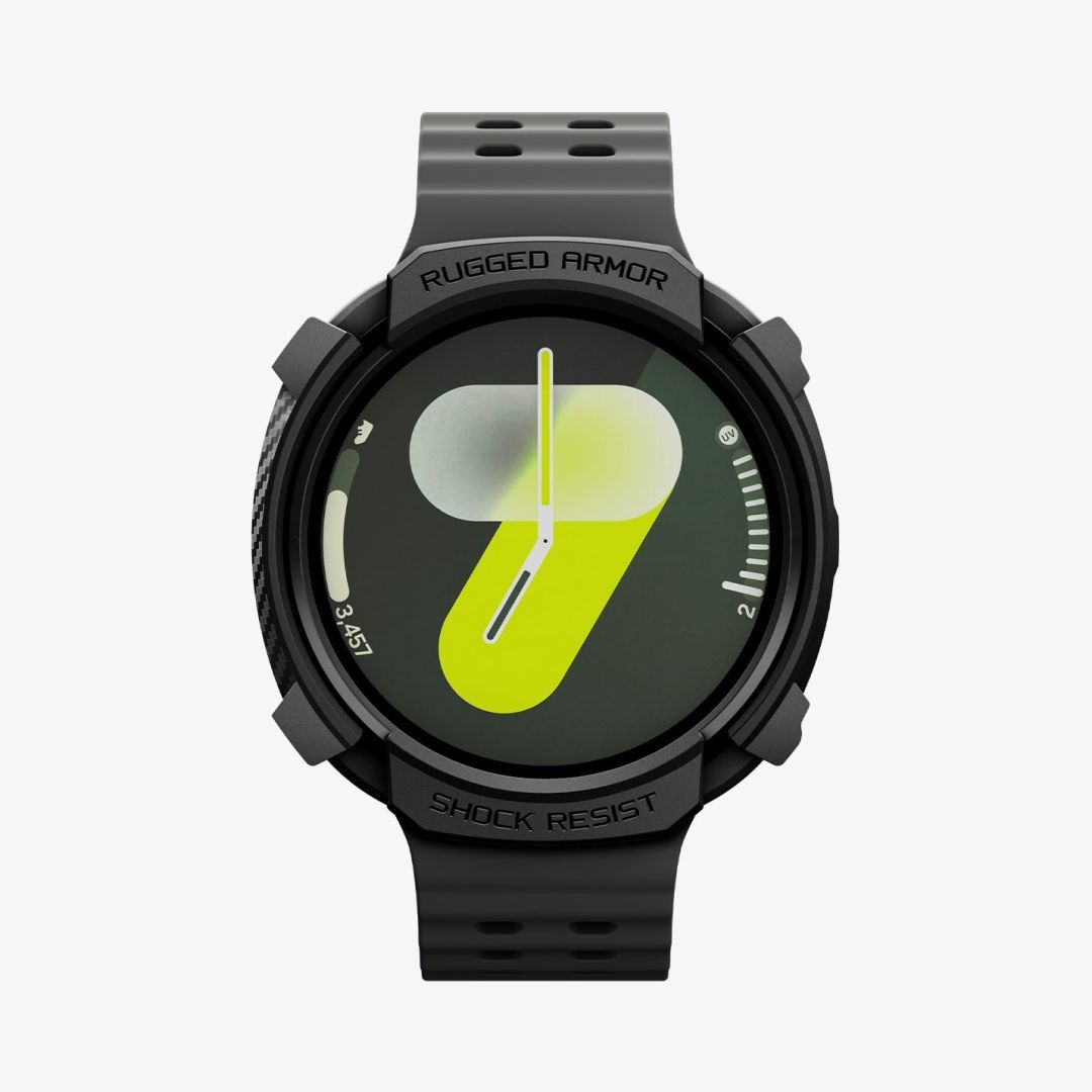 Spigen Rugged Armor for Galaxy Watch 8 (44mm) Matte Black