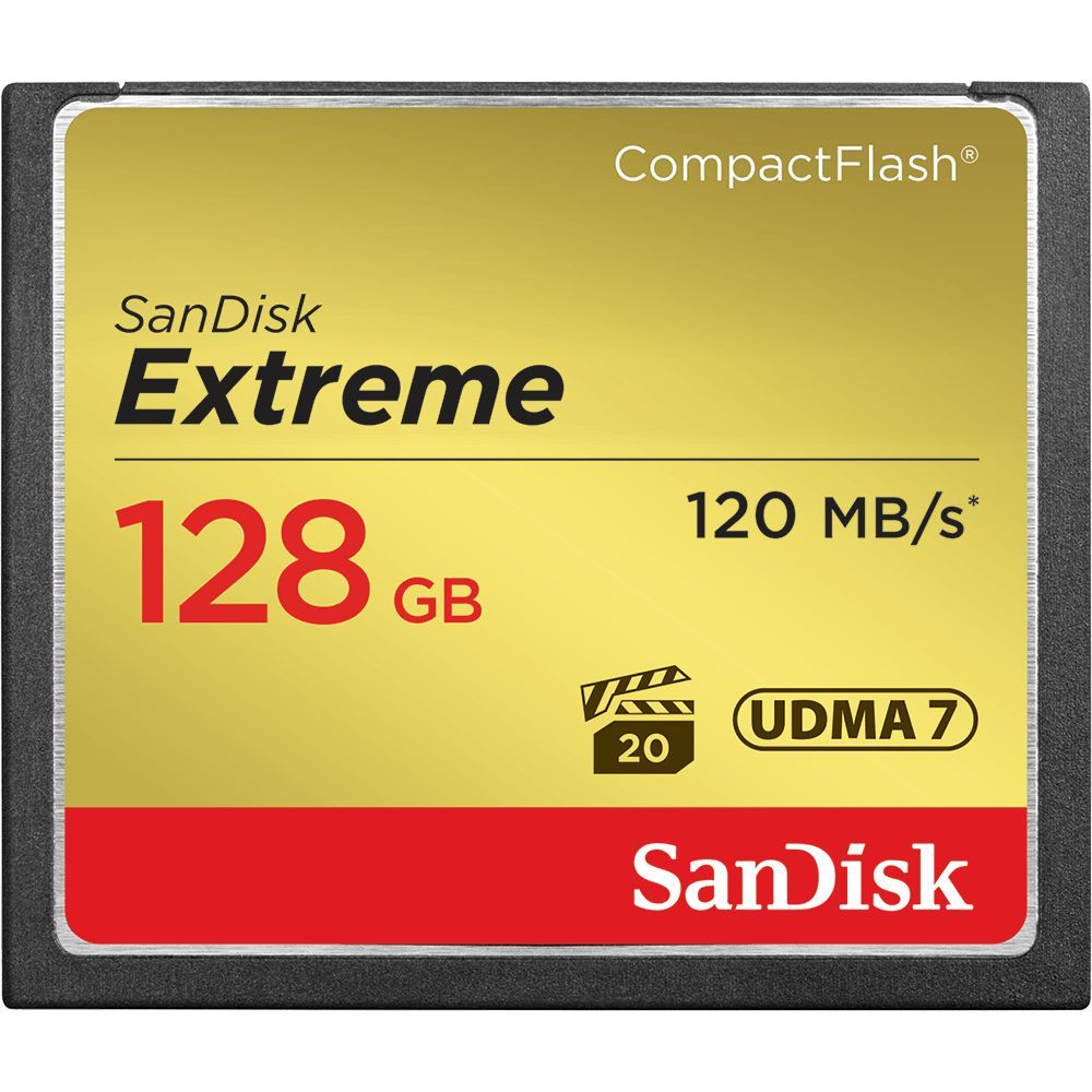 Sandisk 128GB Compact Flash Extreme Sandisk 128GB Compact Flash Extreme