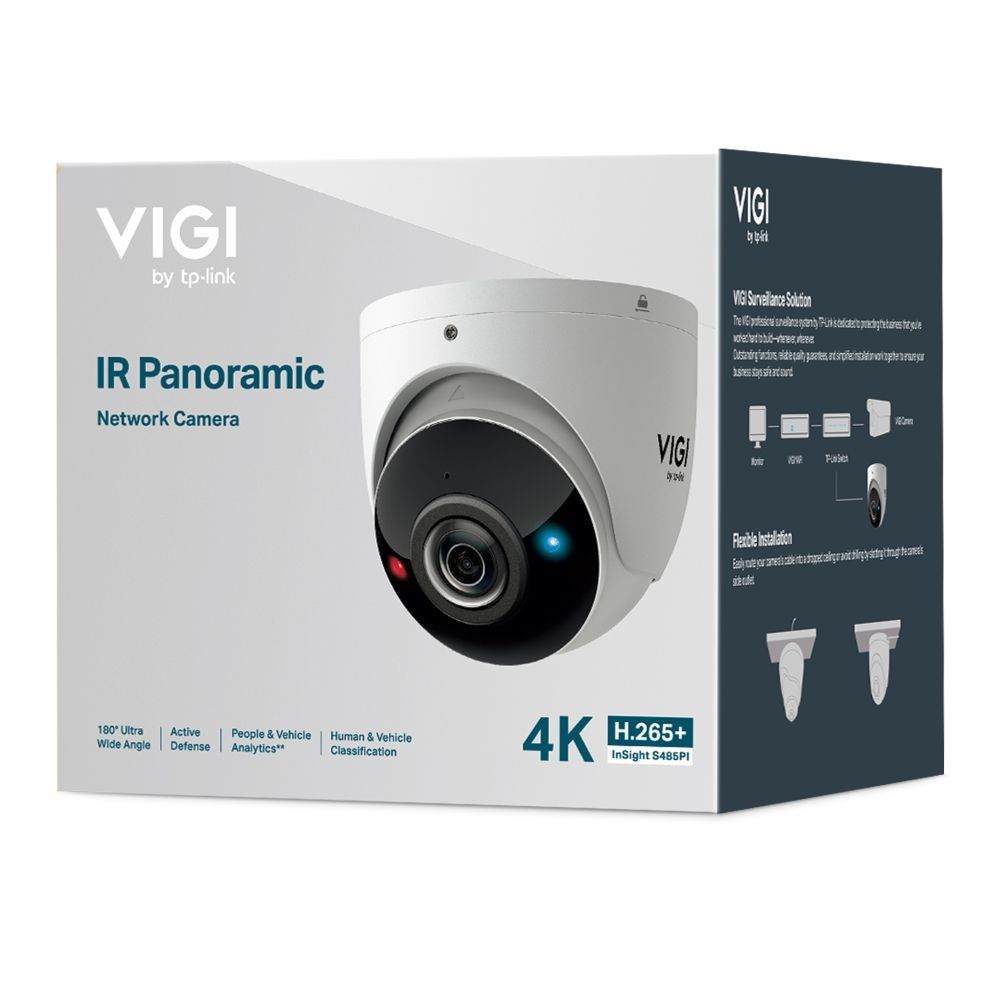 TP-Link InSight S485PI VIGI 8MP IR Panoramic Turret Network Camera