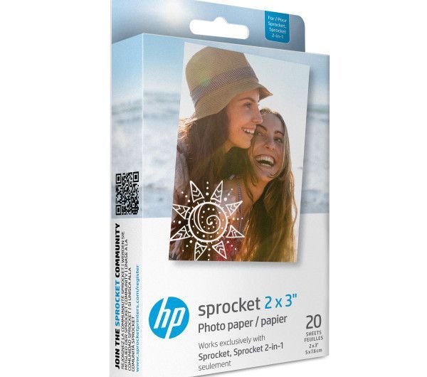 HP Sprocket 2x3" Zink 20db Fényes Fotópapír HP Sprocket 2x3" Zink 20db Fényes Fotópapír