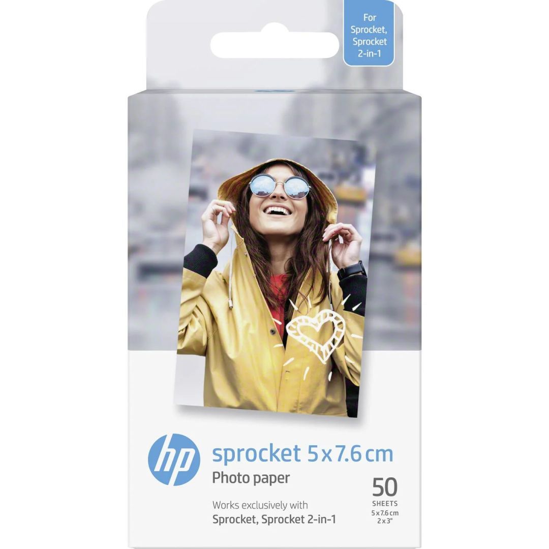 HP Sprocket 2x3" Zink 50db Fényes Fotópapír