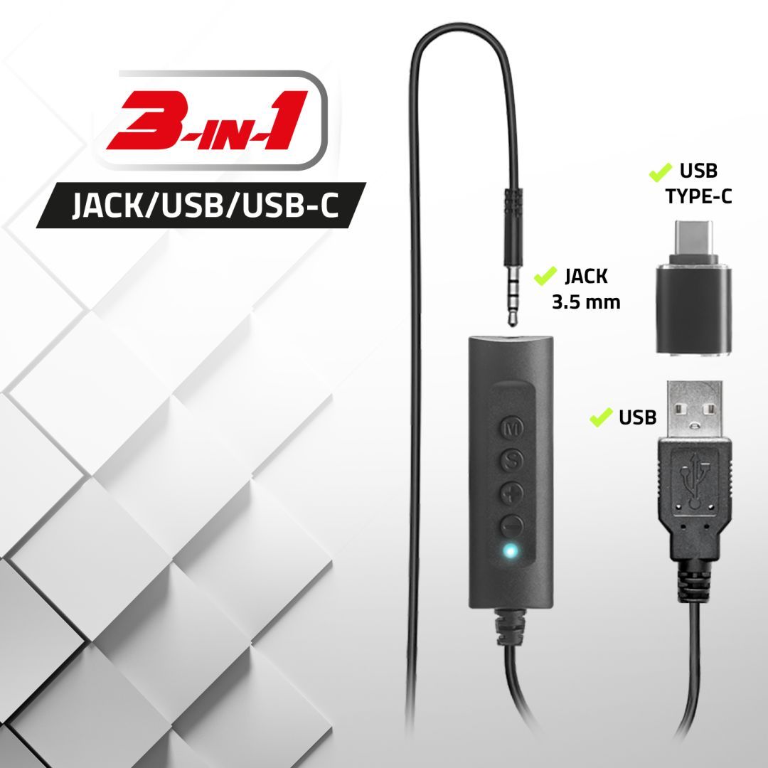 Advance Smartphonics 350 Headset Black Advance Smartphonics 350 Headset Black