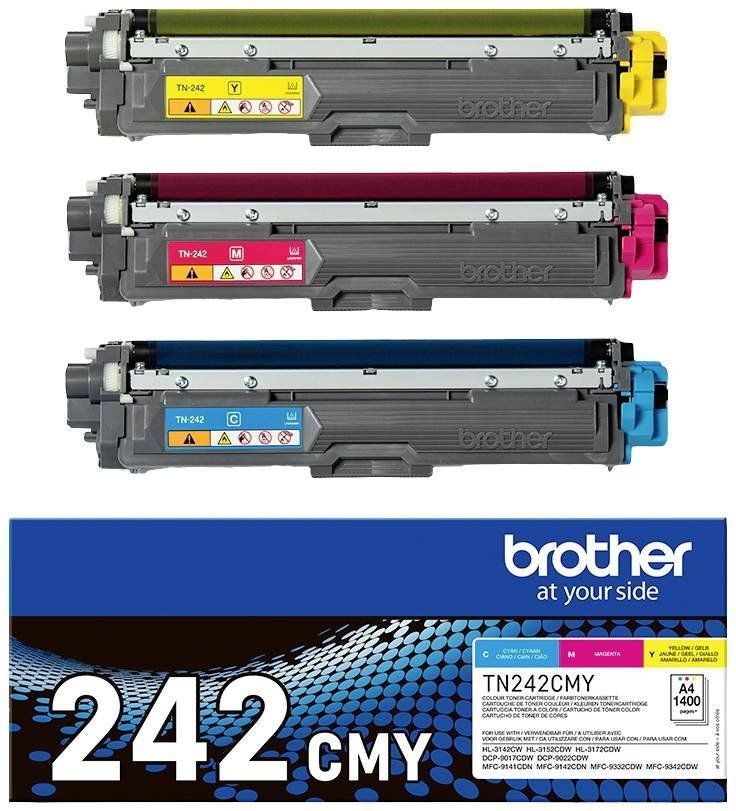 Brother TN242CMY Color pack toner Brother TN242CMY Color pack toner
