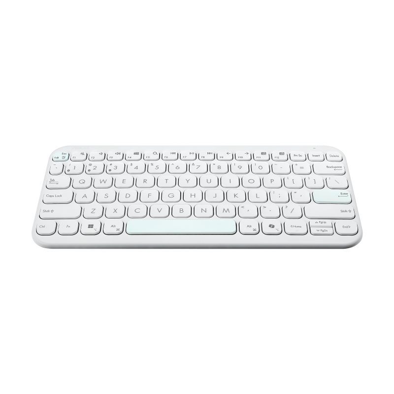 Asus Marshmallow Keyboard KW100 Wireless Keyboard Iridescent White HU
