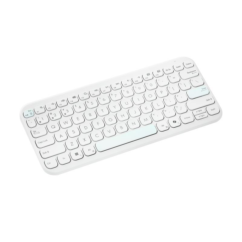 Asus Marshmallow Keyboard KW100 Wireless Keyboard Iridescent White HU