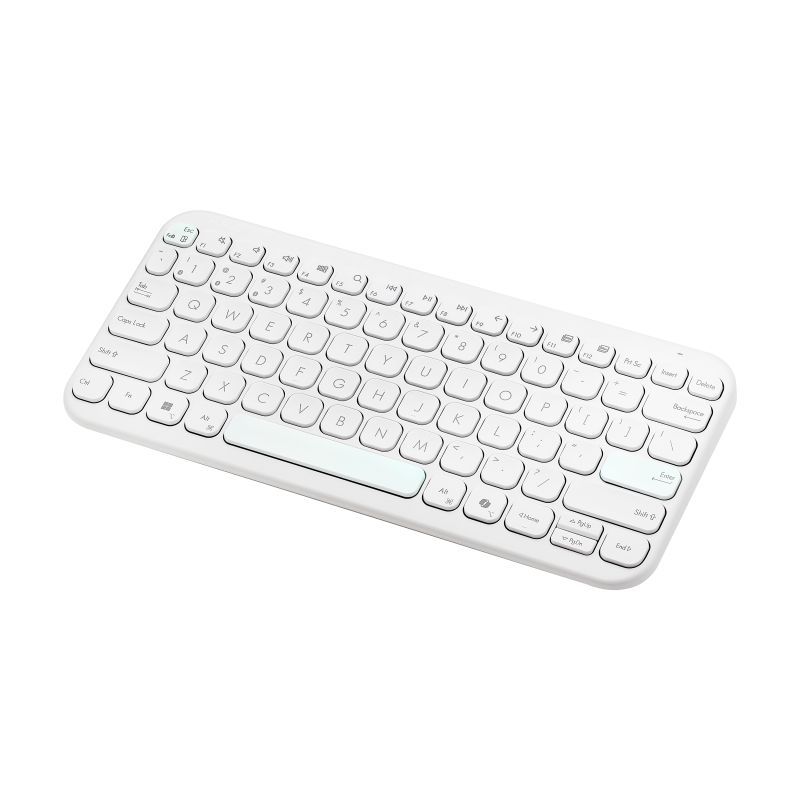 Asus Marshmallow Keyboard KW100 Wireless Keyboard Iridescent White HU