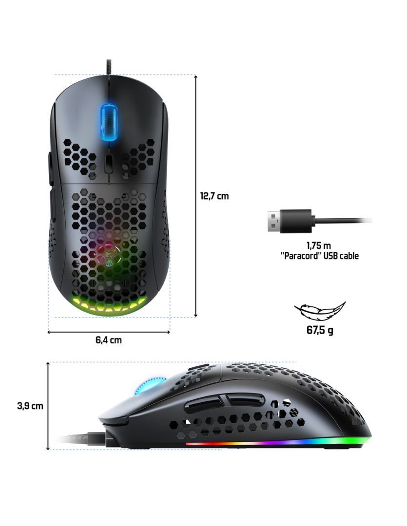 Spirit Of Gamer Pro M4 Gaming Mouse Dark Spirit Of Gamer Pro M4 Gaming Mouse Dark