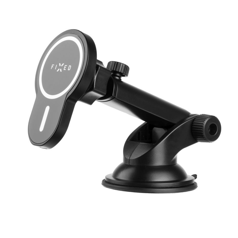 FIXED MagClick XL vezeték nélküli töltő MagSafe tartóval 15W, fekete FIXED MagClick XL vezeték nélküli töltő MagSafe tartóval 15W, fekete