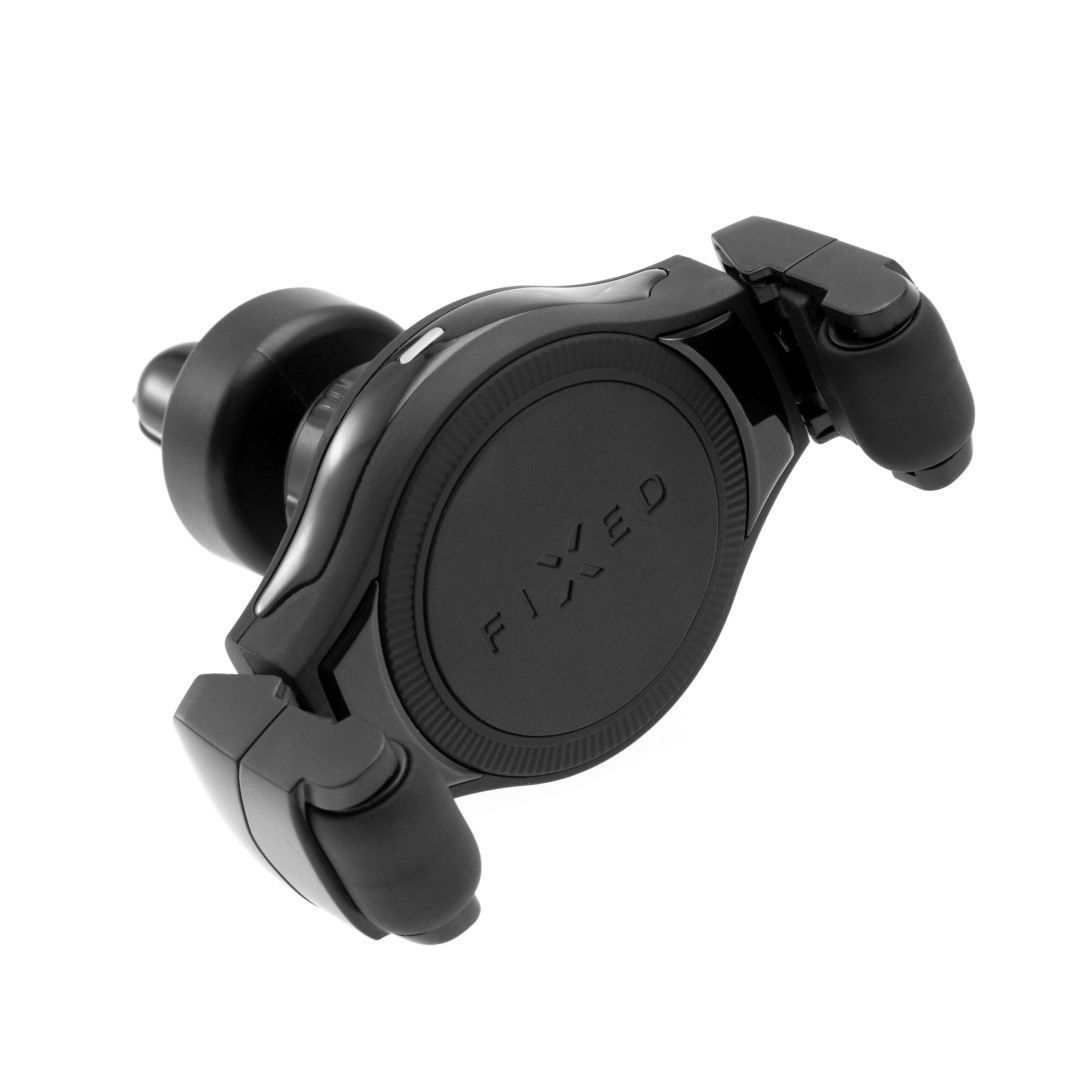 FIXED Univerzális vezeték nélküli töltő autós szellőzőtartóhoz, fekete