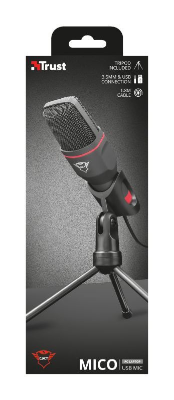 Trust GXT 212 Mico USB Microphone Black Trust GXT 212 Mico USB Microphone Black