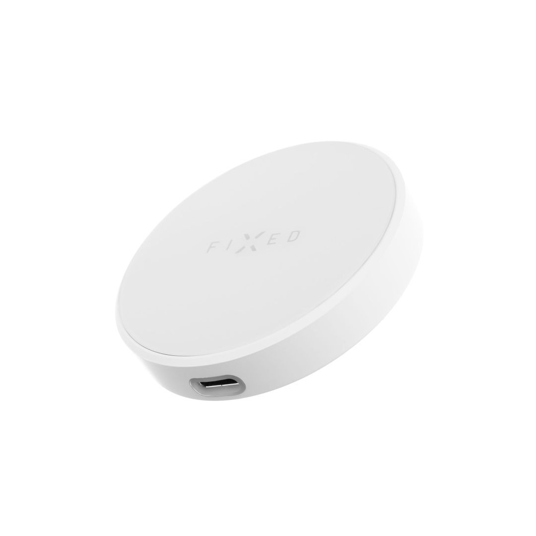 FIXED MagPowerstation 3 az 1-ben vezeték nélküli töltőállvány MagSafe tartozékokkal, fehér