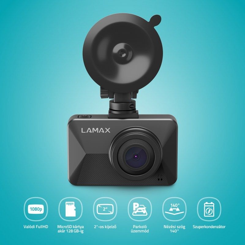 Lamax T3 DashCam Black Lamax T3 DashCam Black
