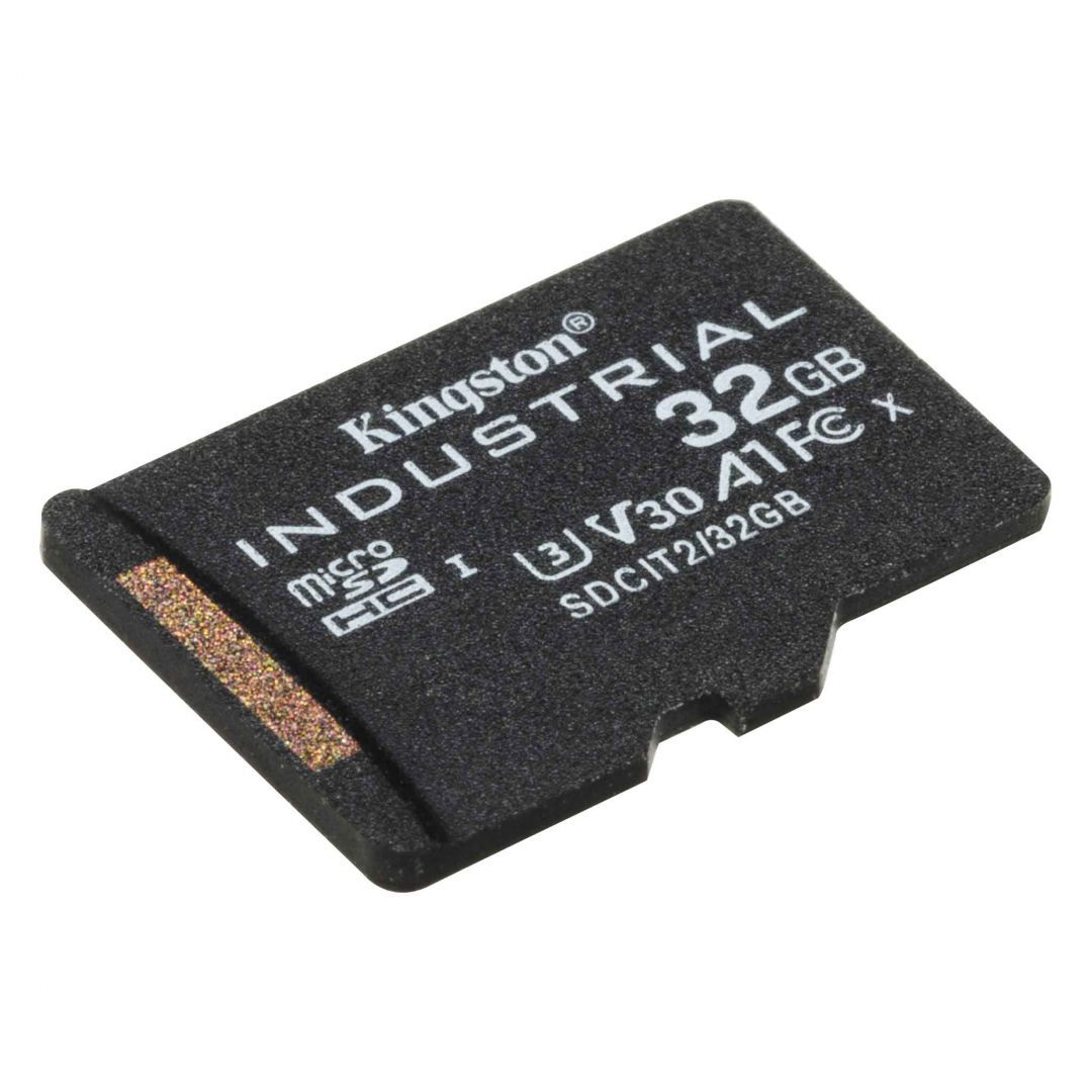Kingston 32GB microSDHC Class 10 CL10 U3 V30 A1 Industrial adapter nélkül Kingston 32GB microSDHC Class 10 CL10 U3 V30 A1 Industrial adapter nélkül