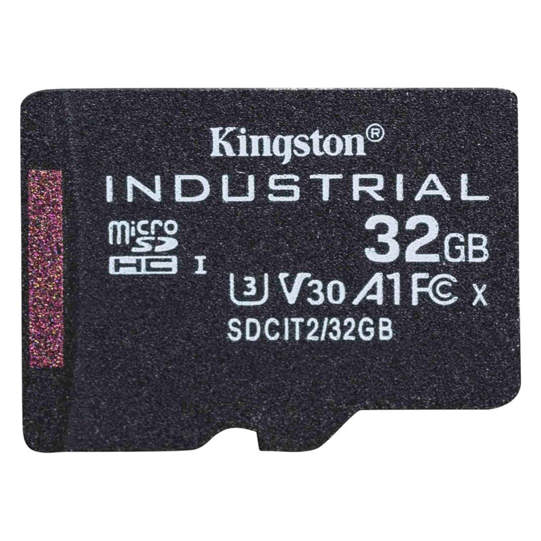 Kingston 32GB microSDHC Class 10 CL10 U3 V30 A1 Industrial adapter nélkül Kingston 32GB microSDHC Class 10 CL10 U3 V30 A1 Industrial adapter nélkül