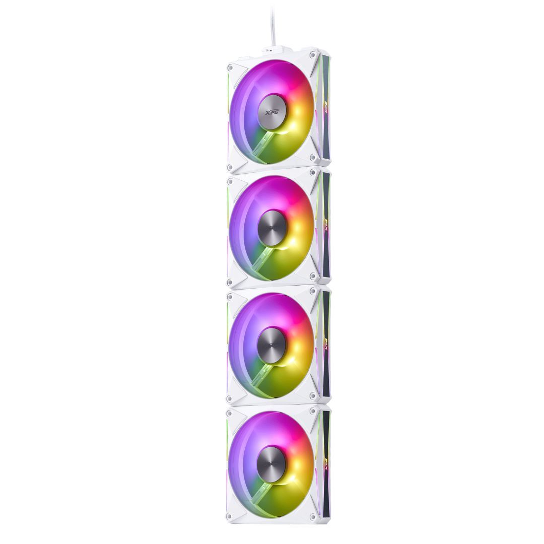 A-Data HURRICANE MAG 120 ARGB PWM Magnetic Fan White (4-pack) A-Data HURRICANE MAG 120 ARGB PWM Magnetic Fan White (4-pack)