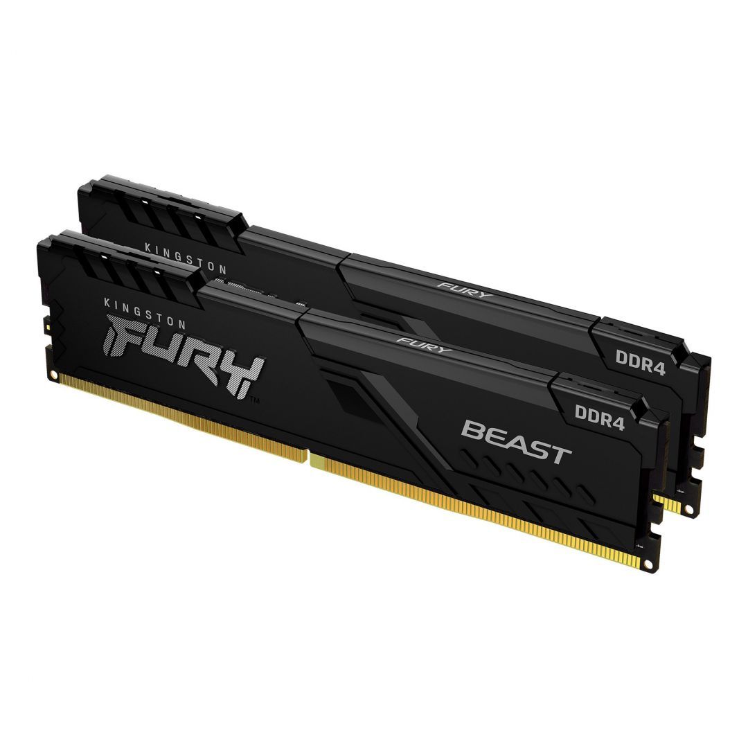 Kingston 16GB DDR4 3600MHz Kit(2x8GB) Fury Beast Black Kingston 16GB DDR4 3600MHz Kit(2x8GB) Fury Beast Black