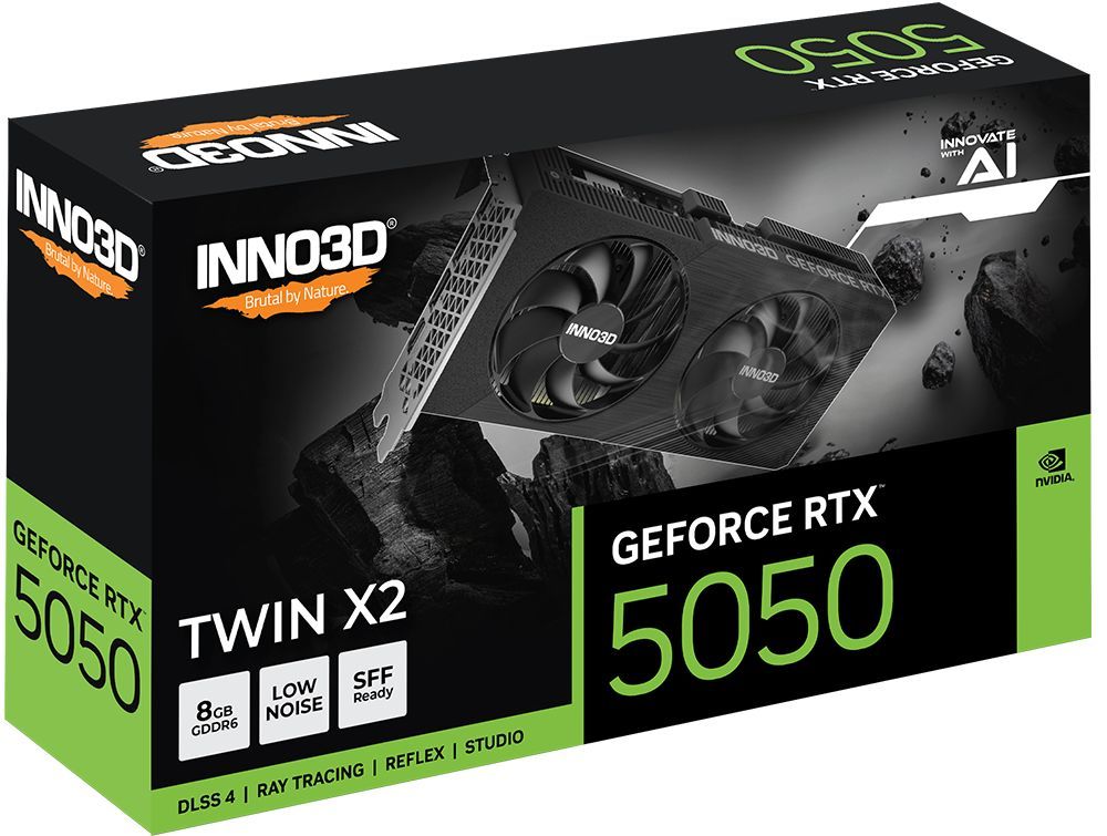 Inno3D GeForce RTX5050 8GB Twin X2 Inno3D GeForce RTX5050 8GB Twin X2