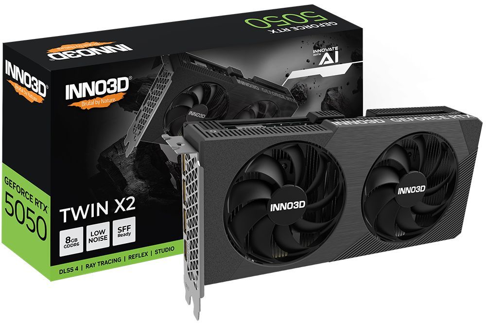 Inno3D GeForce RTX5050 8GB Twin X2 Inno3D GeForce RTX5050 8GB Twin X2