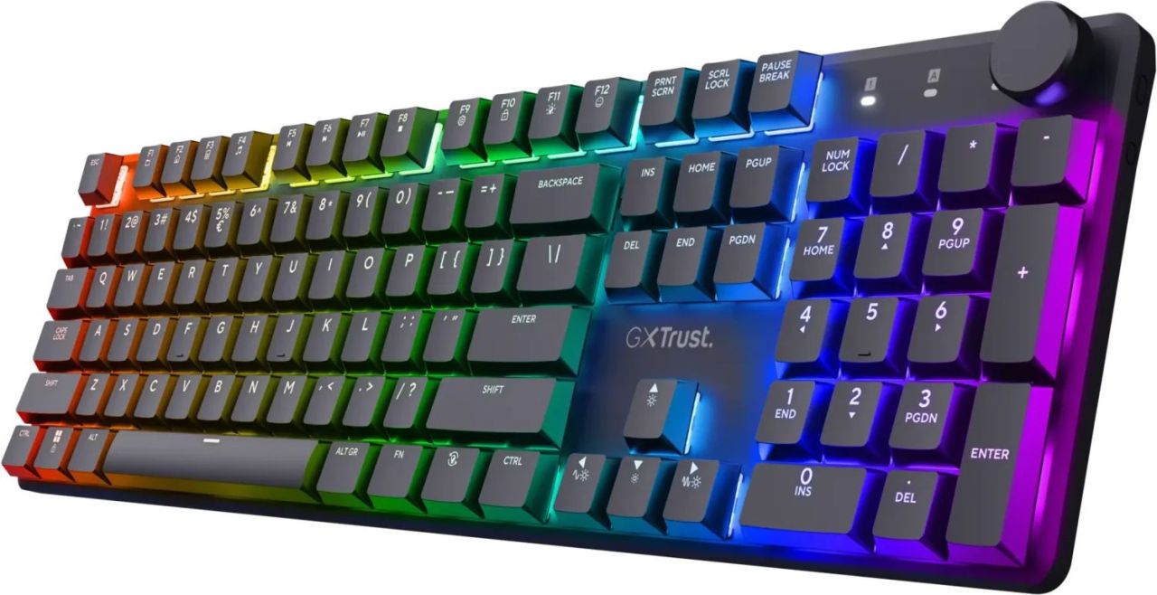 Trust Torix Wireless Mechanical Gaming Keyboard Black US Trust Torix Wireless Mechanical Gaming Keyboard Black US