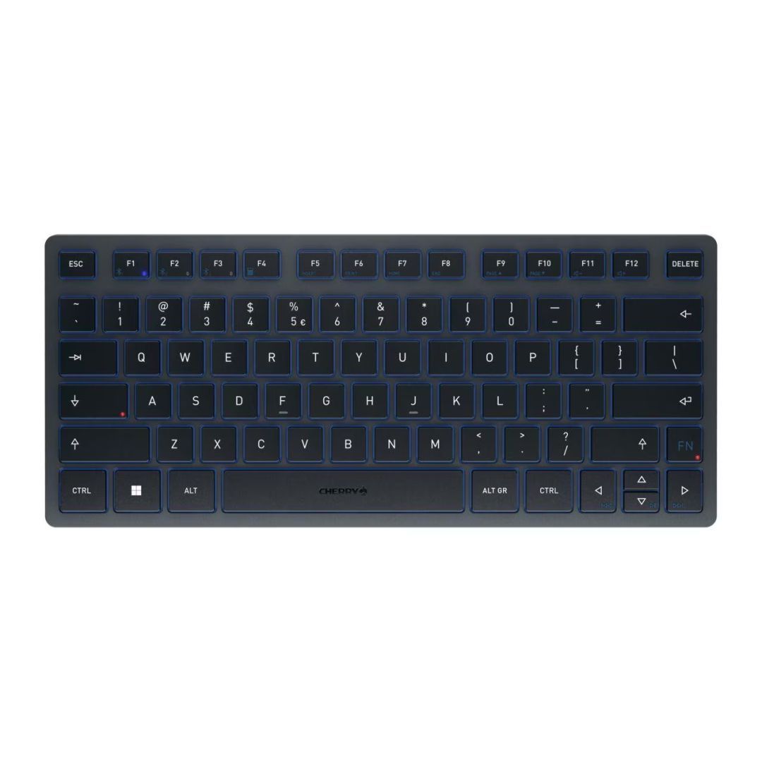 Cherry KW 7100 Mini Bluetooth Keyboard Slate Blue US Cherry KW 7100 Mini Bluetooth Keyboard Slate Blue US