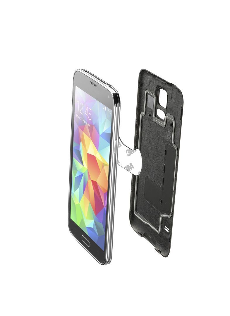 FIXED Mágneses tartó tapadókoronggal és vezeték nélküli töltéssel, fekete FIXED Mágneses tartó tapadókoronggal és vezeték nélküli töltéssel, fekete